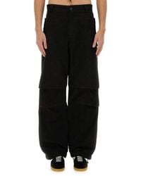 MSGM - Canvas Cargo Pants "Parachute - Lyst