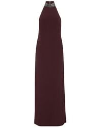 Brunello Cucinelli - Silk Blend Maxi Dress - Lyst