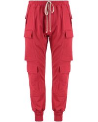Rick Owens - Stretch Cotton Track-Pants - Lyst
