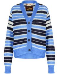 Marni - Mohair Wool Blend Cardigan - Lyst
