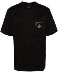 Fendi - Roma' Print T-Shirt - Lyst