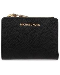 Michael Kors - Empire Small Leather Flap-Over Wallet - Lyst