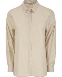 Peserico - Milleraies Shirt With Lurex - Lyst