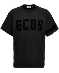 Gcds - Velvet Logo T-shirt - Lyst