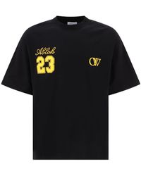 Off-White c/o Virgil Abloh - Ow 23 Skate Logo-print Cotton T-shirt - Lyst