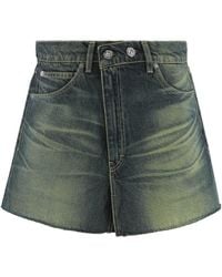 Our Legacy - Cover Denim Mini Skirt - Lyst