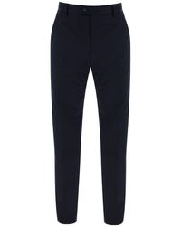 Alexander McQueen - Chino Pants With Logo Lettering On The - Lyst