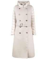 Moorer - Long Vest Combined With A Detachable Down Jacket - Lyst