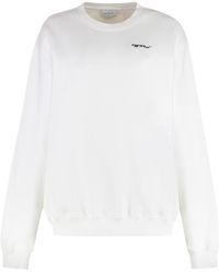 Off-White c/o Virgil Abloh - Cotton Crew-Neck Sweatshirt - Lyst