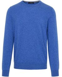Gran Sasso - Light Blue Cashmere Sweater - Lyst