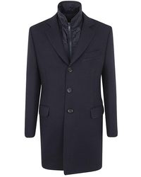 Fay - Easy Double Breasted Coat Clothing - Lyst
