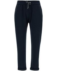 Brunello Cucinelli - Sports Pants With Drawstring - Lyst