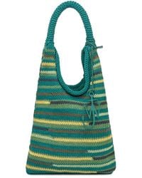 JW Anderson - J.W. Anderson Multicolored Striped Knitted Tote Bag - Lyst