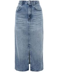 Isabel Marant - Stonewashed Tilauria Skirt - Lyst