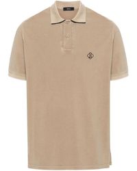 Herno - Logo Cotton Polo Shirt - Lyst