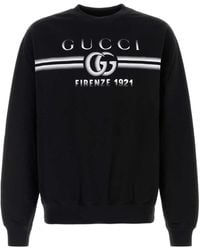 Gucci - Logo Print Sweatshirt - Lyst