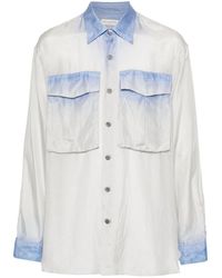 Dries Van Noten - Oversized Silk Shirt - Lyst