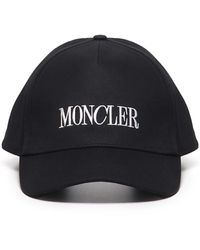 Moncler - Logo-Embroidered Cap - Lyst