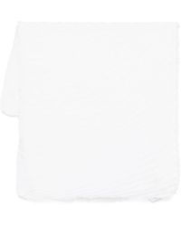 Issey Miyake - "Pleats" Silky Wool Stole Accessories - Lyst