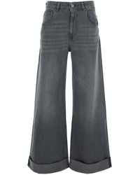 AG Jeans - Jeans With Belt Loops And Logo Patch On The Back - Lyst
