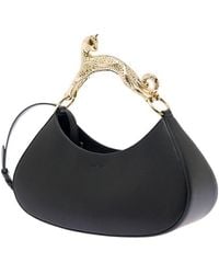Lanvin - Leather Hobo Cat Bolide Top Handle Bag - Lyst