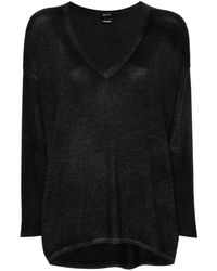 Avant Toi - Hand Painted Oversize V-neck Pullover Clothing - Lyst