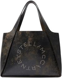 Stella McCartney - Large Tote With Logo Bags - Lyst
