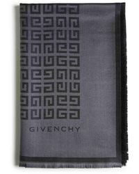 Givenchy - 4g Silk And Wool Shawl - Lyst