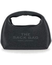 Marc Jacobs - 'The Mini Sack' Handbag With Logo - Lyst