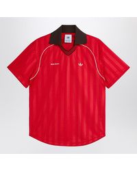 adidas - Scarlet Jacquard Football T-Shirt - Lyst