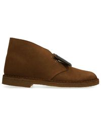 Clarks - Suede Desert Boots - Lyst