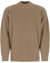 The Row - Cappuccino Wool Ble - Lyst
