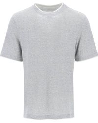 Brunello Cucinelli - Overlapped-Effect T-Shirt - Lyst