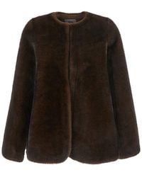 VALENTINI 1972 - Round Neck Hood With Trapezoid Design - Lyst