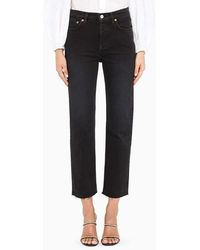 RE/DONE - Cropped Trousers - Lyst