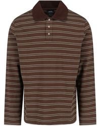 A.P.C. - T-Shirts And Polos - Lyst