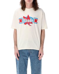 Rhude - Chevron Eagle T-Shirt - Lyst