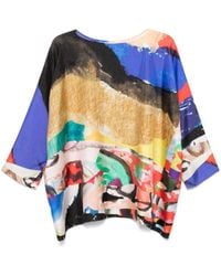 Daniela Gregis - Printed Silk Blouse - Lyst