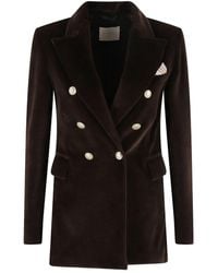 Circolo 1901 - Cotton Double-Breasted Jacket - Lyst