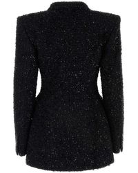 Balenciaga - Boucle Oversize Hourglass Blazer - Lyst