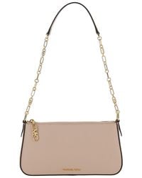 Michael Kors - 'Empire' Shoulder Bag With Chain-Link Shoulder Strap And Logo Plaque On The Front - Lyst