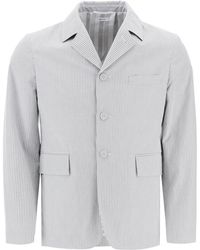 Thom Browne - Striped Deconstructed Jacket - Lyst