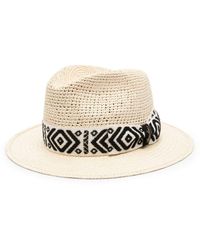 Borsalino - Country Straw Panama Hat - Lyst