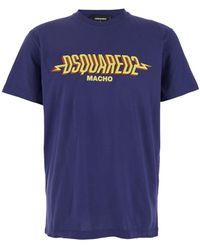 DSquared² - Cool Fit Tee Relaxed Fit Graphic Tee - Lyst
