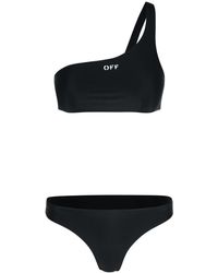 Off-White c/o Virgil Abloh - One-Shoulder Bikini Top - Lyst