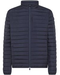 Save The Duck - Cole Padded Jacket With High Collar And Front Pocket - Lyst