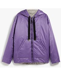Max Mara The Cube - Greenbo Reversible Parka In Water-repellent Canvas - Lyst