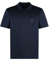 Giorgio Armani - Logo Embroidery Polo Shirt - Lyst