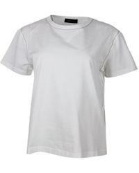 Fabiana Filippi T-Shirt With Tulle Details in White | Lyst