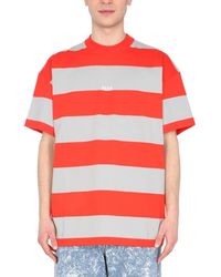 MSGM - T-shirt With Embroidered Logo - Lyst